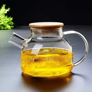 1000ml Transparent Borosilicate Tea and Pot