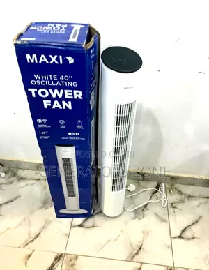 User-friendly Maxi 40-inch Oscillating Tower Fan