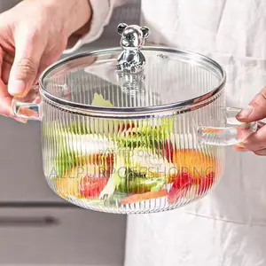 Borosilicate Induction Cooking Pot