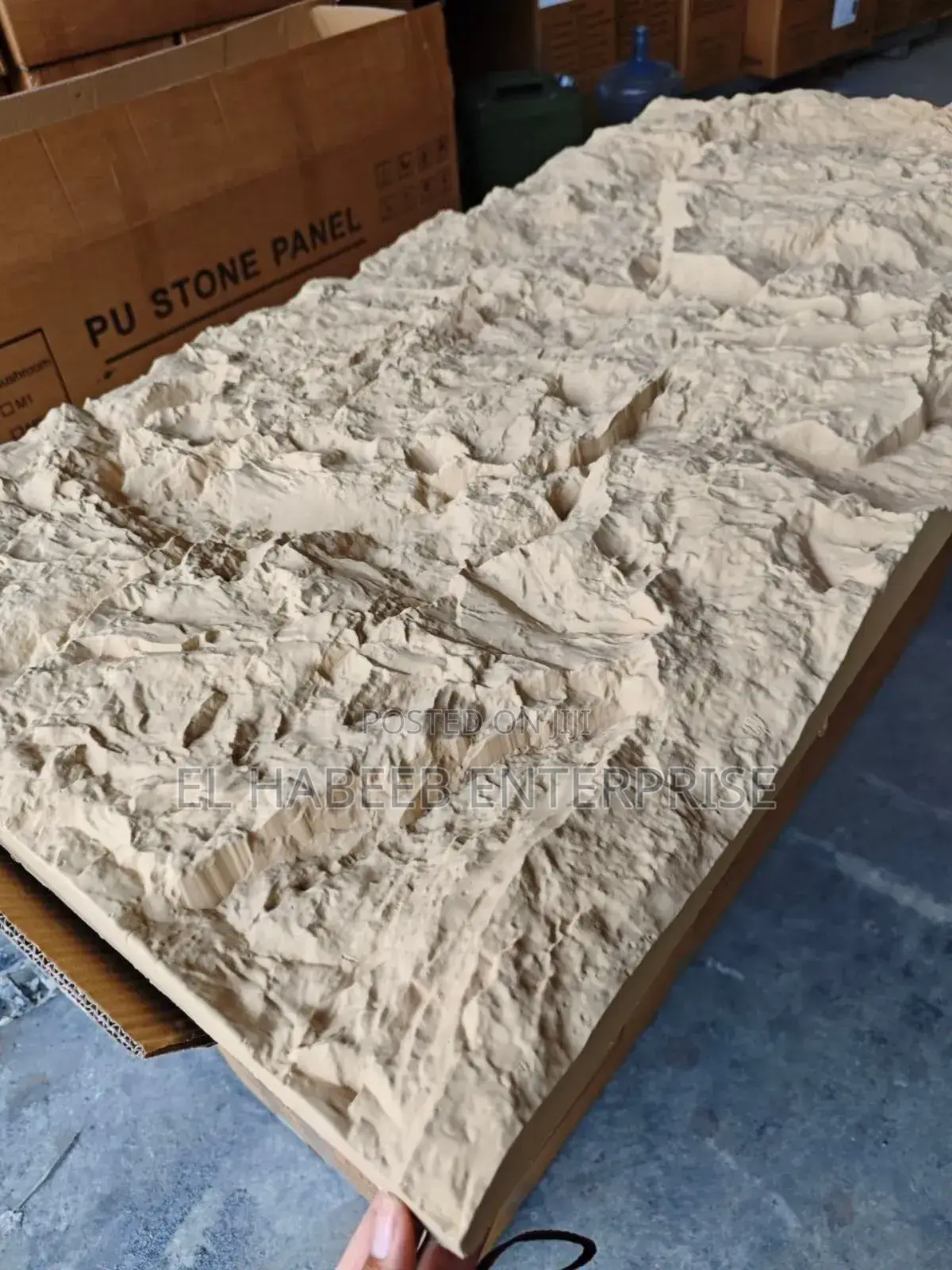 Pu 3d Stone Wall