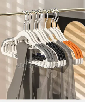 10pc Nonslip Seamless Hanger,Trouser Rack,Wardrobe Display