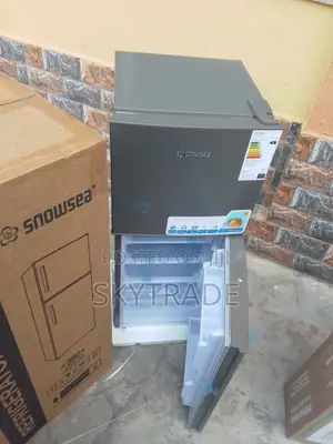Unique Snowsea Double Door Silver Fridge + Top Freezer