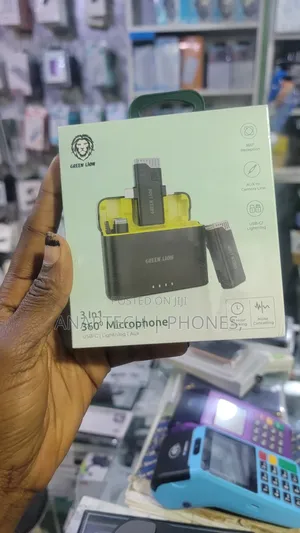 Green Lion 3 In 1 360° Microphone Usb-c/Lightning/Aux