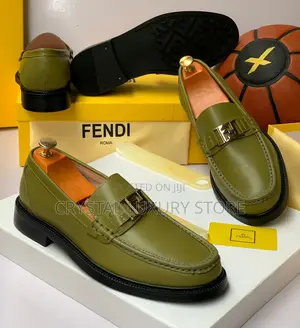 Fendi Quality Luxury Men Genuine Leather Shoe