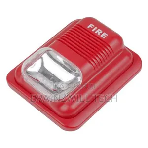 Fire Alarm Siren With LED Strobe