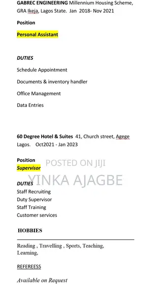 Hotel Supervisor