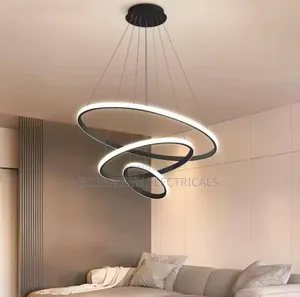 3 Ring Chandelier Light Fixture
