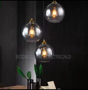 Smoke Glass Chandelier Fitting Light 3in1 Fitting