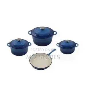 7pieces Cast Iron Enamel Cookware Set