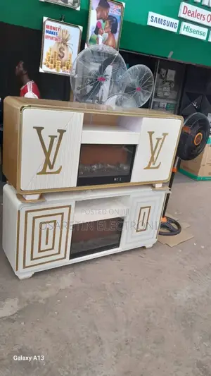 Fire Shelves Television Stand