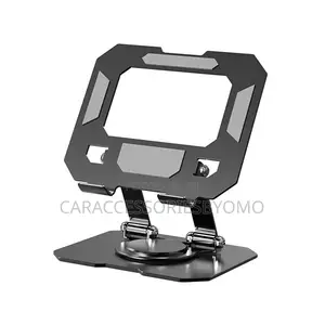 Foldable Metal Phone Notepad Holder/360° Degree Rotatable