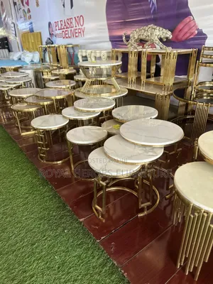 Marble Top Center Tables and Side Stools