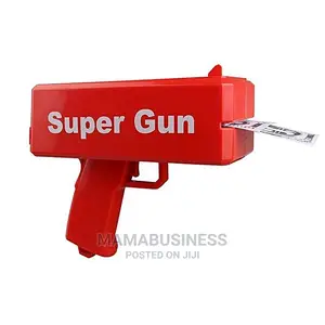 Super Gun Money Gun Money Spraying Machine Red