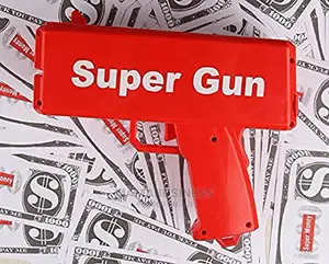 Super Gun Money Gun Money Spraying Machine Red