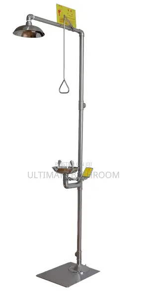 Combined Emergency Eyewash Shower Station 304 Steelmaterial