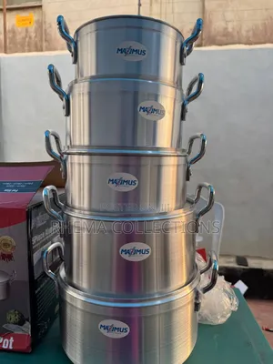 5pc Maximus Quality Aluminium Pot Size 20,22,24,26 28cm