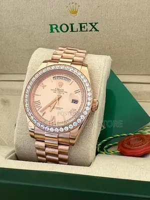 Rolex Quality Luxury Men Genuine Chain Strap Wristwatchb