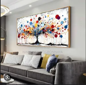 Abstract Tree Artwork With Frames