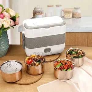 4 Layer Electric Insulated Cooking Lunch Box (Re-Heat)