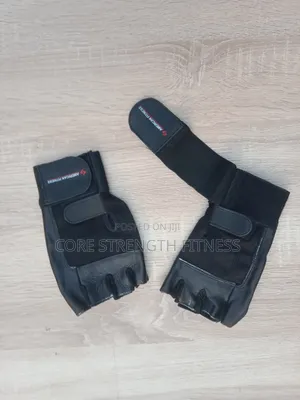 American Fitness High Quality Leather Gym Gloves