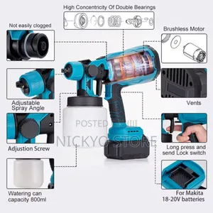 21volt Cordless Paint Spraying Machine Electric Spray Gun