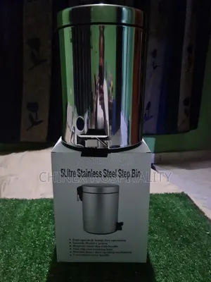 Quality 5 Litres Stainless Pedal Bin For Hotels Apartments Guest House