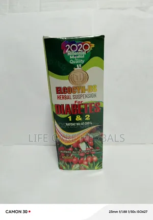 Sugar Normalizes 1 and 2 Elcocun d'S Herbal Mixture