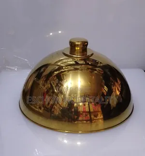 Gold Food Plate Clutch/ Cover