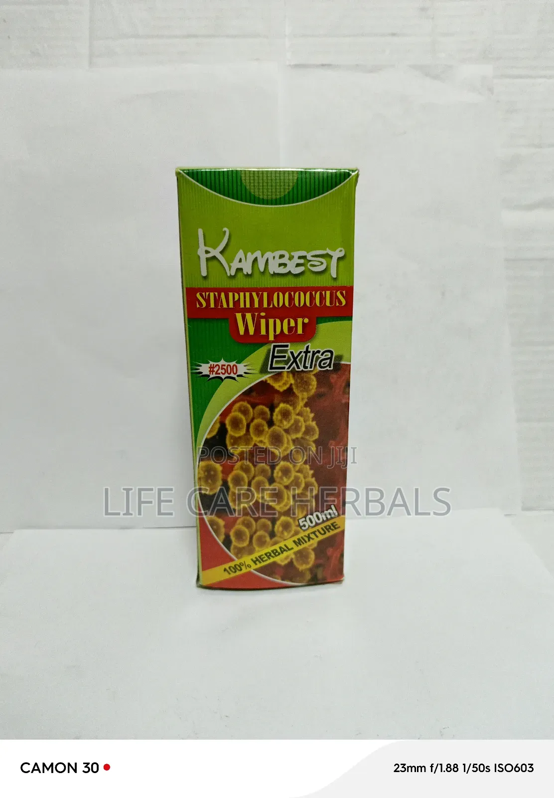 Staphylococcus Wiper Herbal Solution Kambest