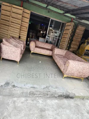 7 Seaters Set of Fabric Chairs