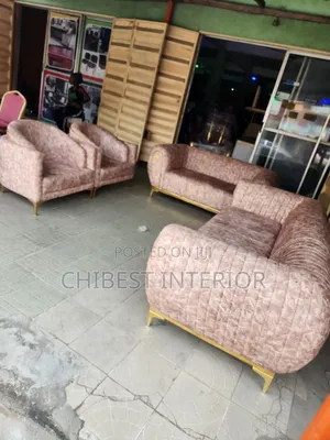 Upholstery Padded Sofa Set of Chair.