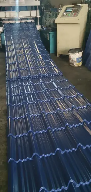 Copper Blue Steptiles Design Roofing Sheets Aluminium