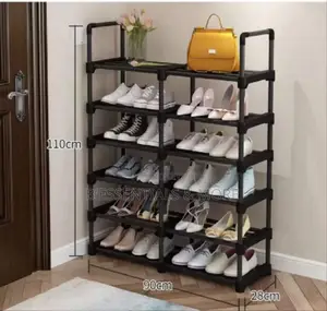 6layer Double Shoe Rack 