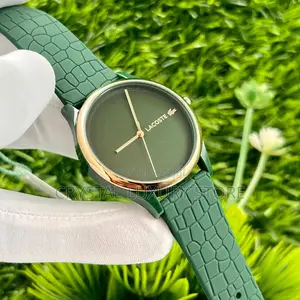 Lacoste Quality Luxury Men Rubber Strap Wristwatch