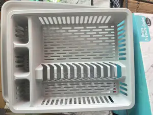 Plastic Table Top One Layer Dish Rack