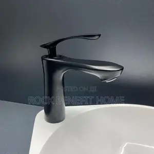 Black Basin Tap for Bathroom and Dining