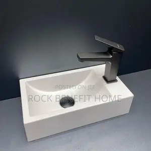 White Cabinet Basin For Dining