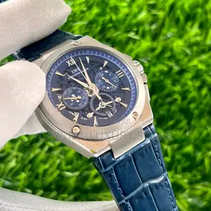 IWC Schaffhausen Quality Luxury Genuine Leather Wristwatch