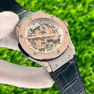 Hublot Quality Men Genuine Leather Wristwatch