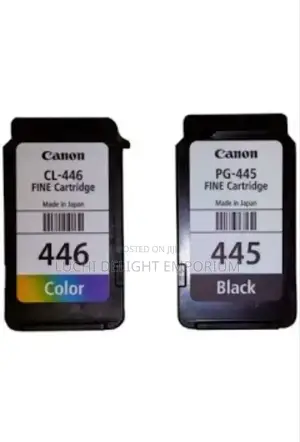 Canon 446 and 445 Ink Cartridge Multipack - Black Colour