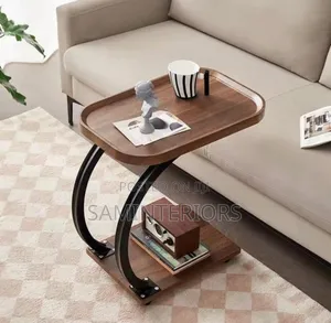 Moveable Wooden Top Side Stool