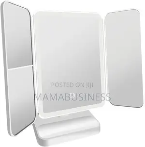 LED Lighted Adjustable Make Up Mirror With Stand