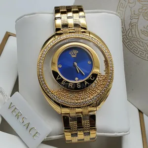 Versace Blue Dial Ladies Watch