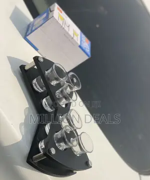 Unique Tequila 6 Holes Rack N 6 Pieces Glasses Cup