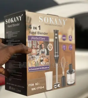 4 IN 1 Unique Hand Electric Blender Chopper, Mixer,Whisk
