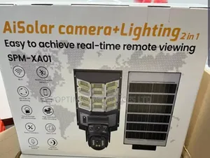 Solar Streetlight With Dual Lens 4G PTZ Camera