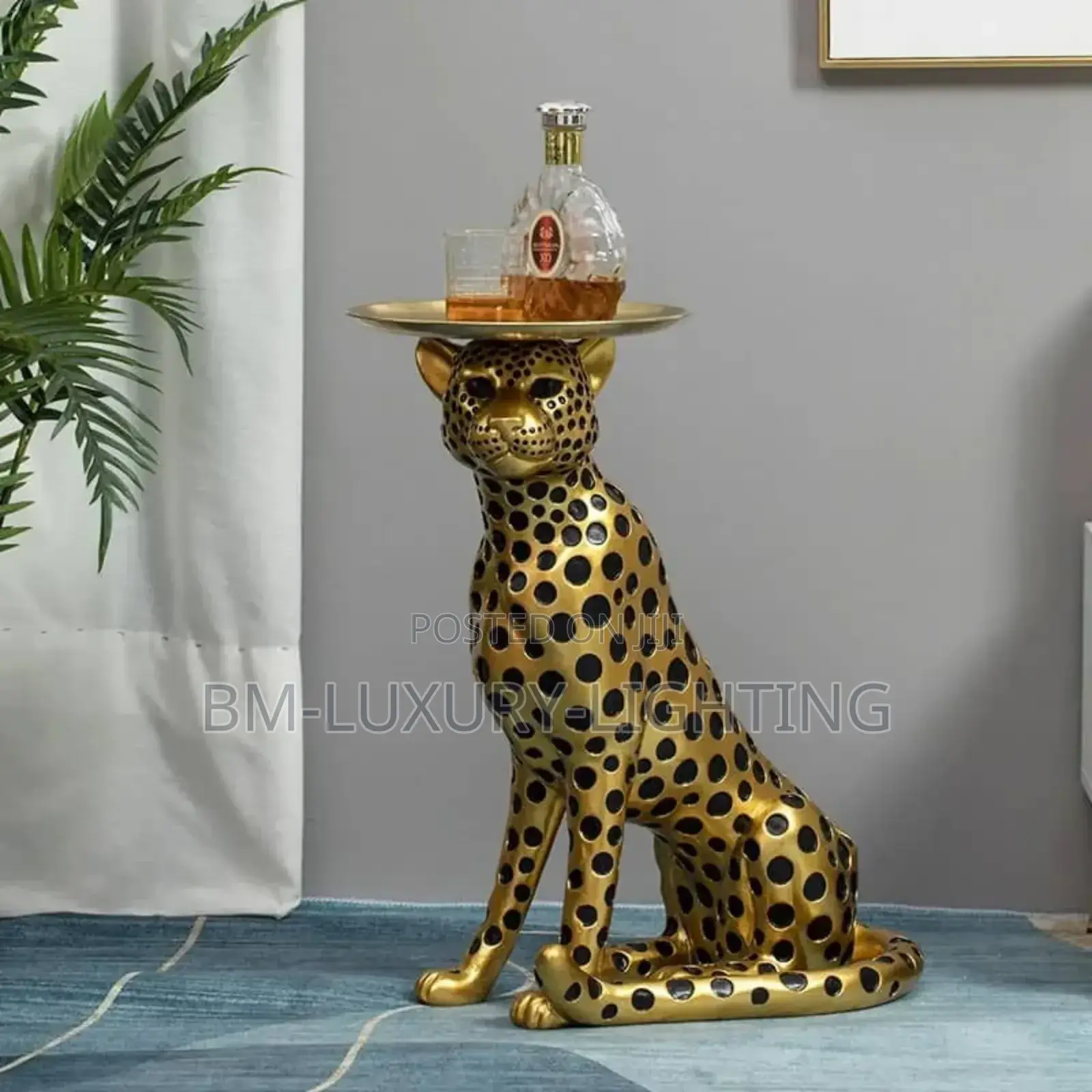 Luxury Stunning Leopard Designed Side Stools
