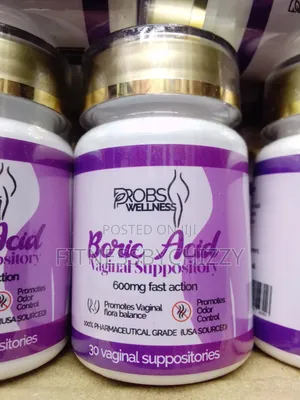 Boric Acid 600mg X 30 Suppositories