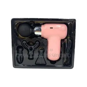 Compact Power Massage Gun With4 Interchangeable Heads-cy-007