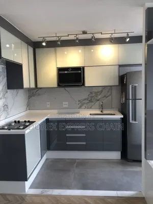 High-gloss Minimalist Kitchen